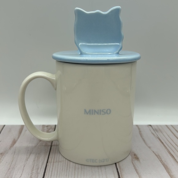 Tom & Jerry MINISO I Love Cheese Collection Ceramic Mug with Cover - Picture 4 of 6